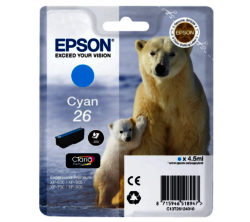 EPSON Polar Bear T2612 Cyan Ink Cartridge